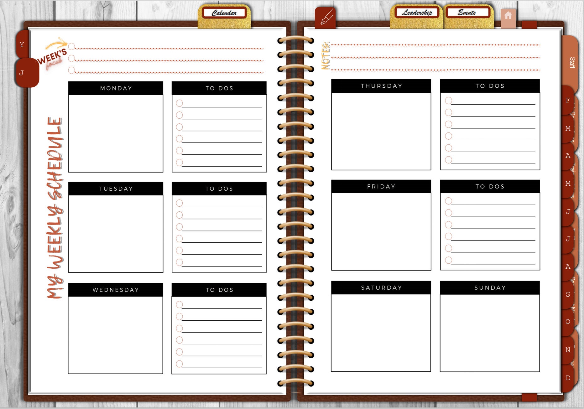 Writing Planner Children.pdf Undated Digital Planner: Children's Ministry, Kidmin (PDF) - Etsy