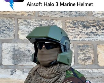 Halo 3 Marine Airsoft / Cosplay Helmet