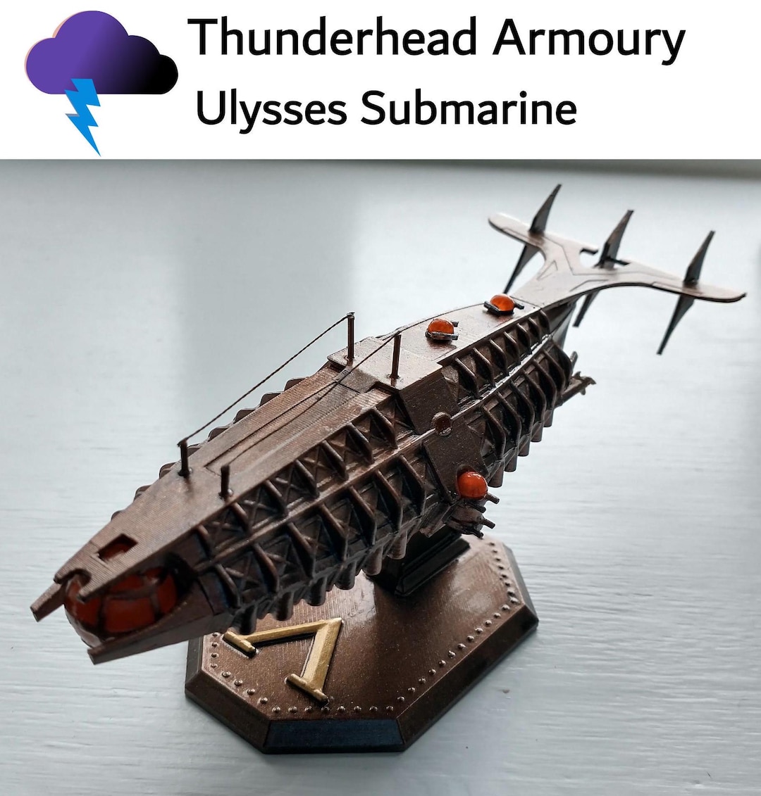 Ulysses Submarine Model - Etsy