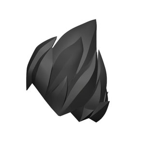 3D Printable Vegeta Hair Cosplay - Etsy