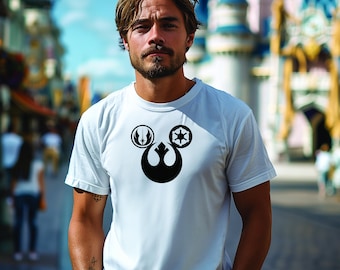 Disney 'Mickey Mouse Star Wars' T-shirt - ideal for your Disney 2026 trip, available in various colours.