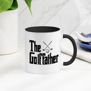 The Golf Father Golf Mug | Funny Novelty Golf Mug | Coffee Mug | Choice of colours | Gifts Under 10 | Perfect Golf Gift