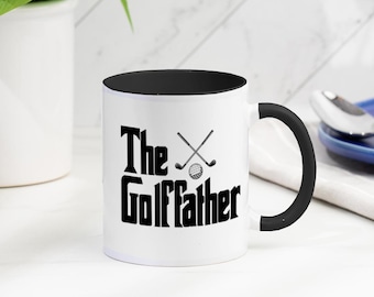 The Golf Father Golf Mug | Funny Novelty Golf Mug | Coffee Mug | Choice of colours | Gifts Under 10 | Perfect Golf Gift