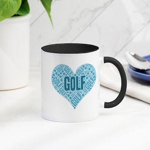 Love Golf Novelty Mug | Novelty Golf Mug | Coffee Mug | Choice of colours | Gifts Under 10 | Perfect Golf Gift | Secret Santa | Gift Idea