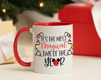 It's the most Magical Time of the Year Novelty Christmas Mug | Coffee Mug | Choice of mug colours available | Fast Despatch | Disney Gift
