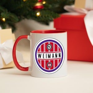 Caneca da cidade FC de Bristol de &lt;br&gt; Entrega Rápida? Andi Weimann | Lendas | Café | Chá | Escolha de cores de canecas disponíveis | Presentes de Natal menores de 10 anos | Papai Noel Secreto