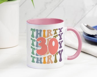 Personalised 30th Birthday Mug | Novelty Birthday Mug | Coffee Mug | Choice of colours | Gifts Under 10 | 30th Birthday Gift Idea