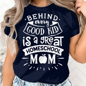 Behind every good kid is a great homeschool T-shirt, Teacher T-shirt, Teacher gift, Teacher shirt, Christmas Gift for Teacher, School Shirt