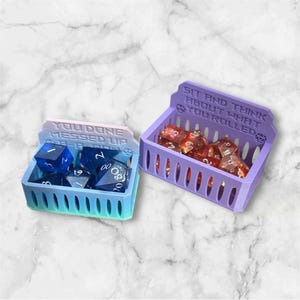 Dados impressos em 3D Jail Gift Dungeons and Dragons Dungeon Master Dados poliédricos