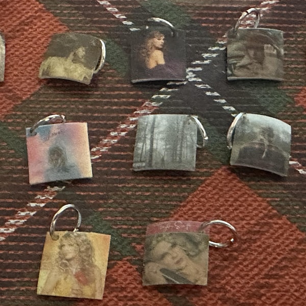 Swiftie Eras Albums 12-piece Charm set