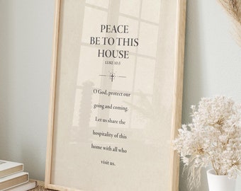 Christian Scripture Framed Print: Inspirational Faith Gift