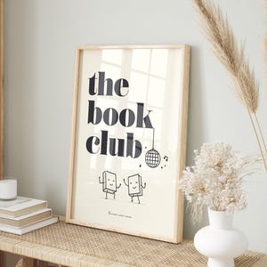 Book Club, Reading Room Wall Art - Print, Frame, Canvas or File
