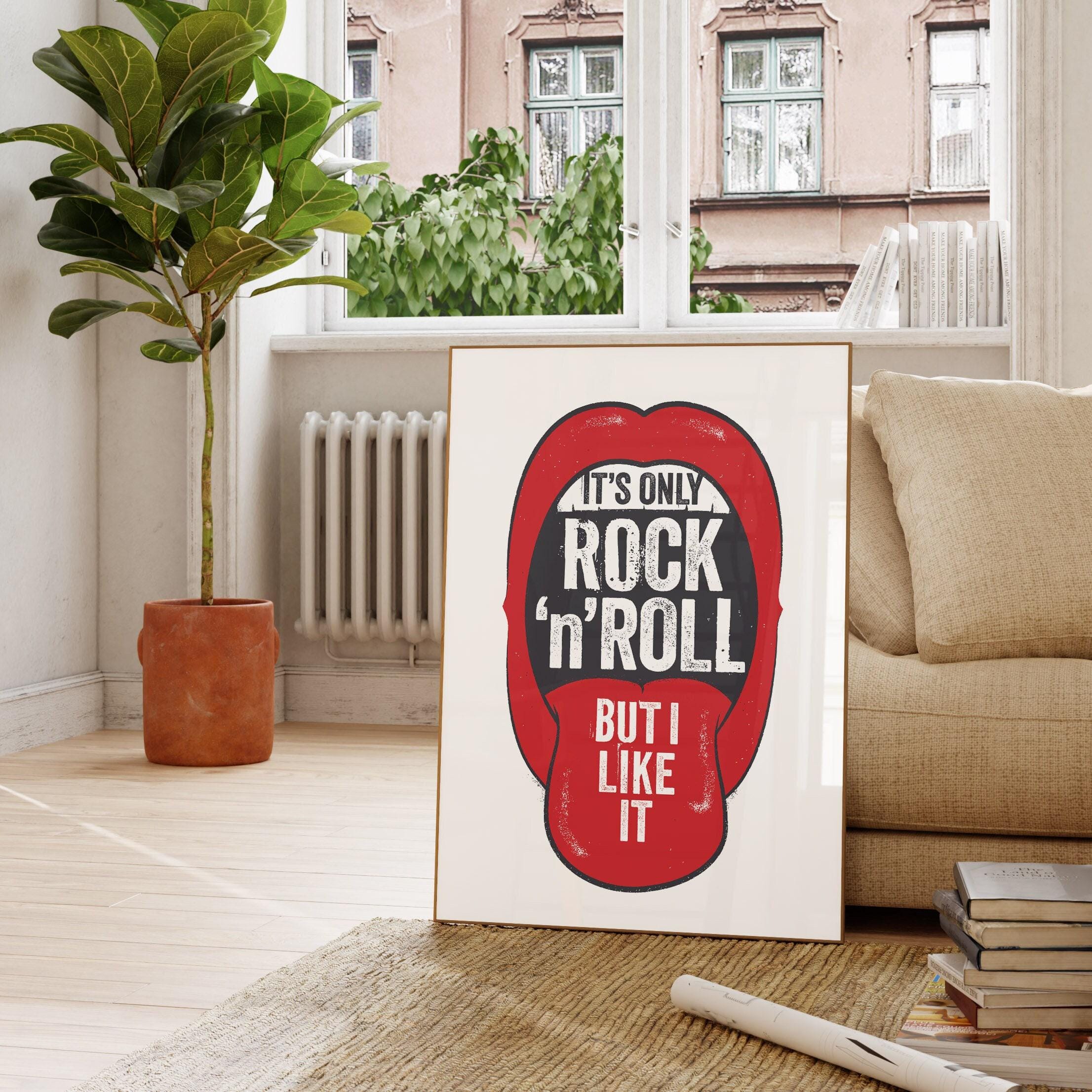 It's Only Rock 'N' Roll but I Like It, Rolling Stones Lyrics Art