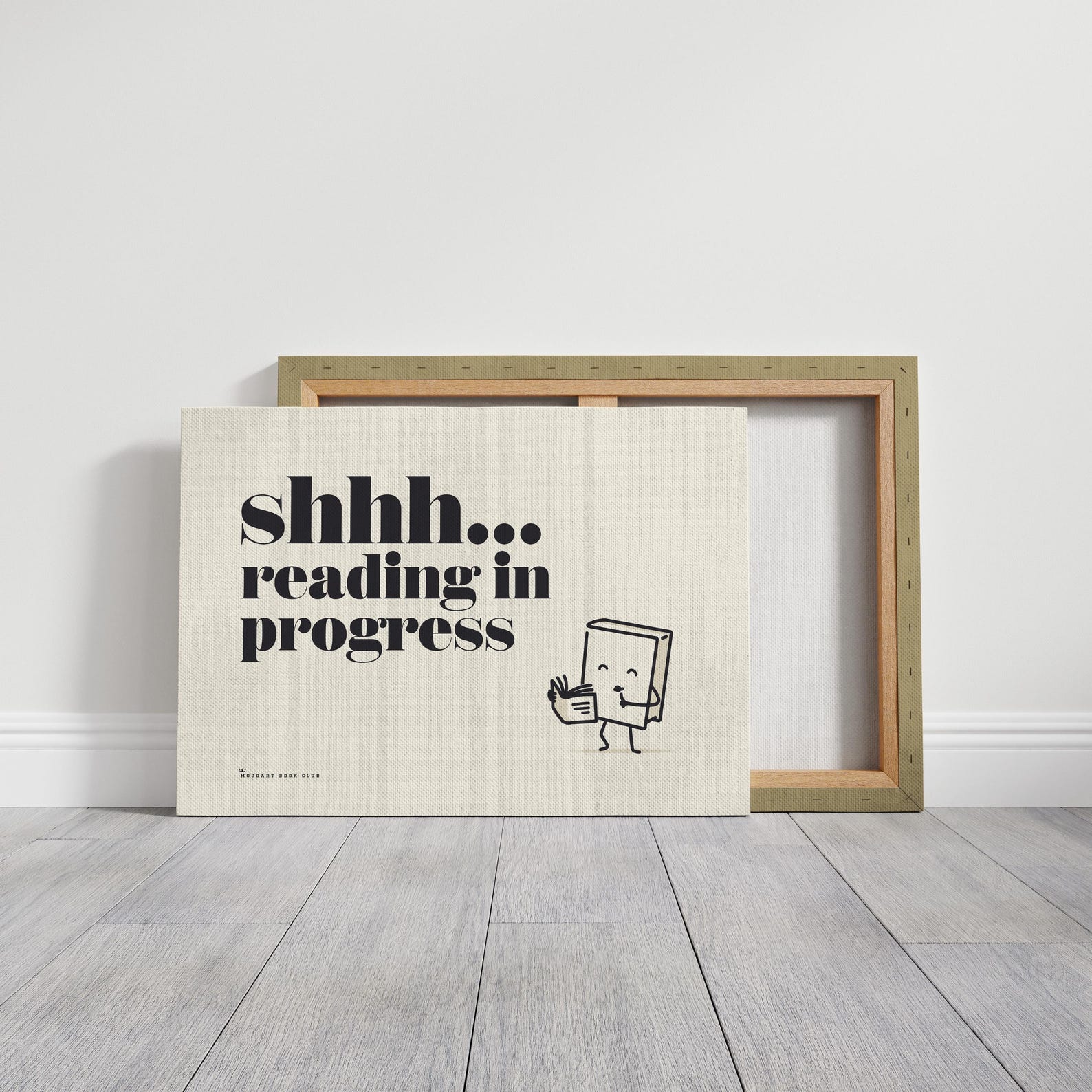 Library Shhh Sign Shhh! Reading in Progress Wall Art, Quiet Please Book Club Room ...