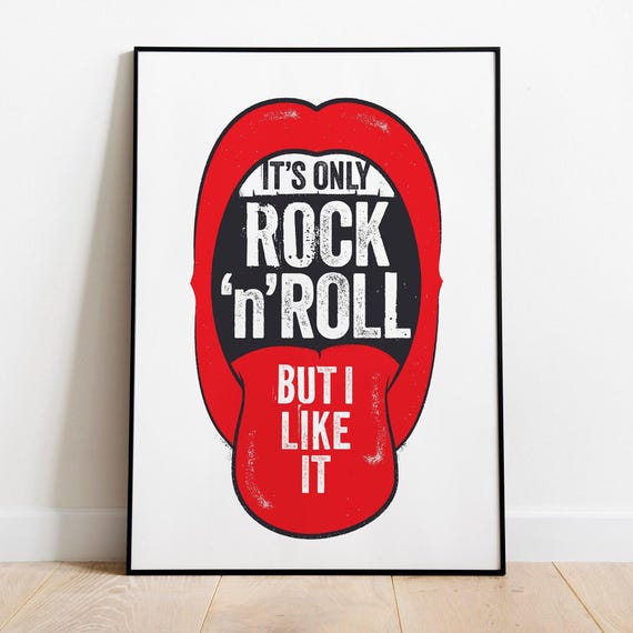 It's Only Rock 'N' Roll but I Like It, Rolling Stones Lyrics Art