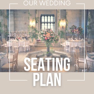 85 páginas O plano de assentos DEFINITIVO para casamento - lista de convidados, mesas, notas, pratos, entradas, sobremesas, mesas principais
