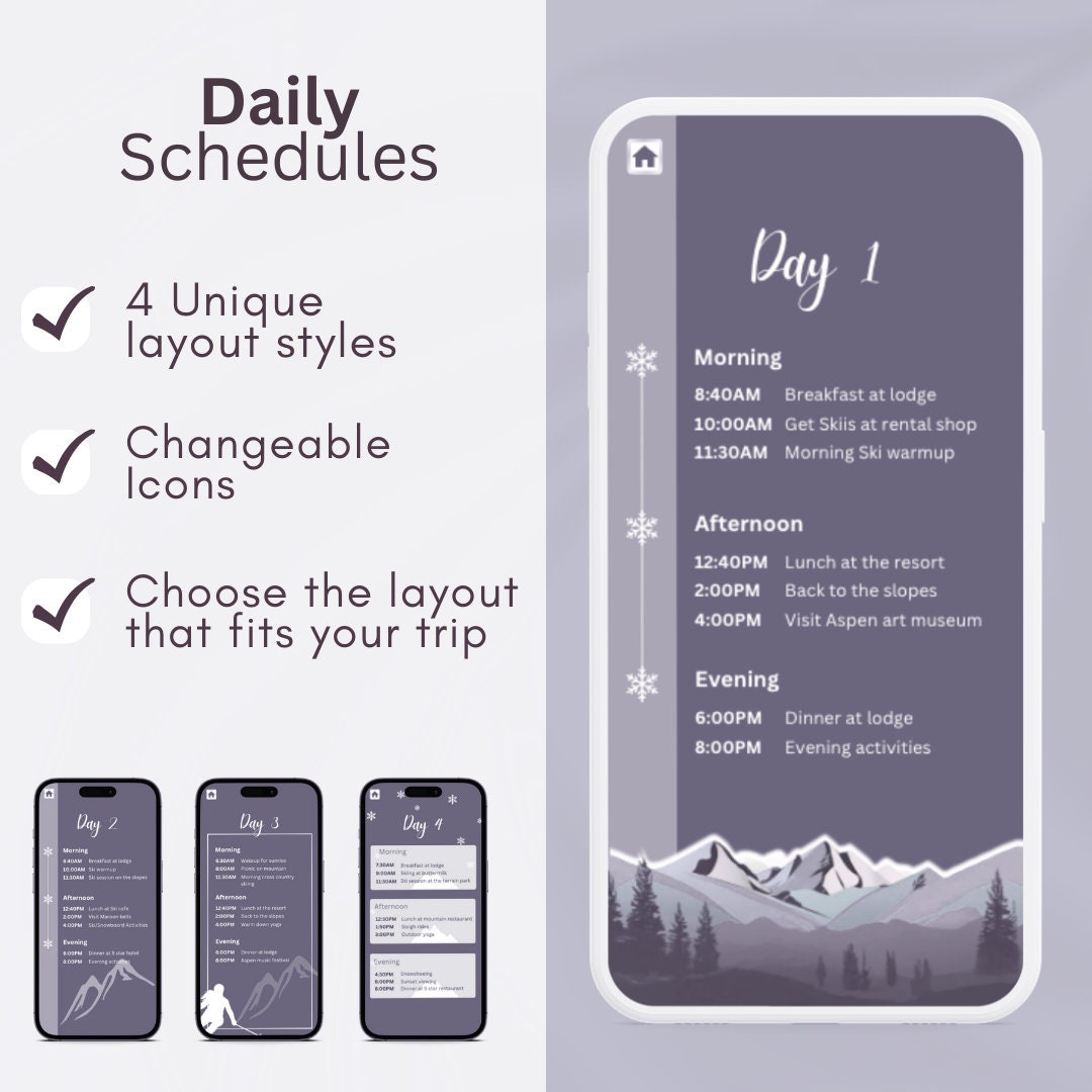 Ski Trip Itinerary Template Trip Itinerary Travel Itinerary Ski Trip Itinerary Template Trip Itinerary Travel Itinerary