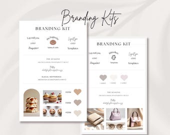 Business Brand Kit Template | Editable Canva Branding