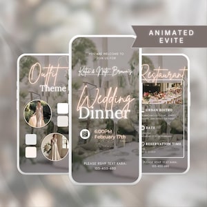 Wedding Dinner Evite | Dinner Invitation | Wedding invite | Editable Party Invitation | Birthday Party Invite Template