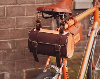 Selle Vélo De Route Vintage Brooks En Cuir Marron - Occasion Bon État