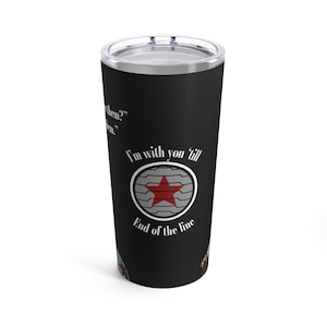 Winter Soldier Travel Mug: Bucky Barnes Stainless Steel Tumbler