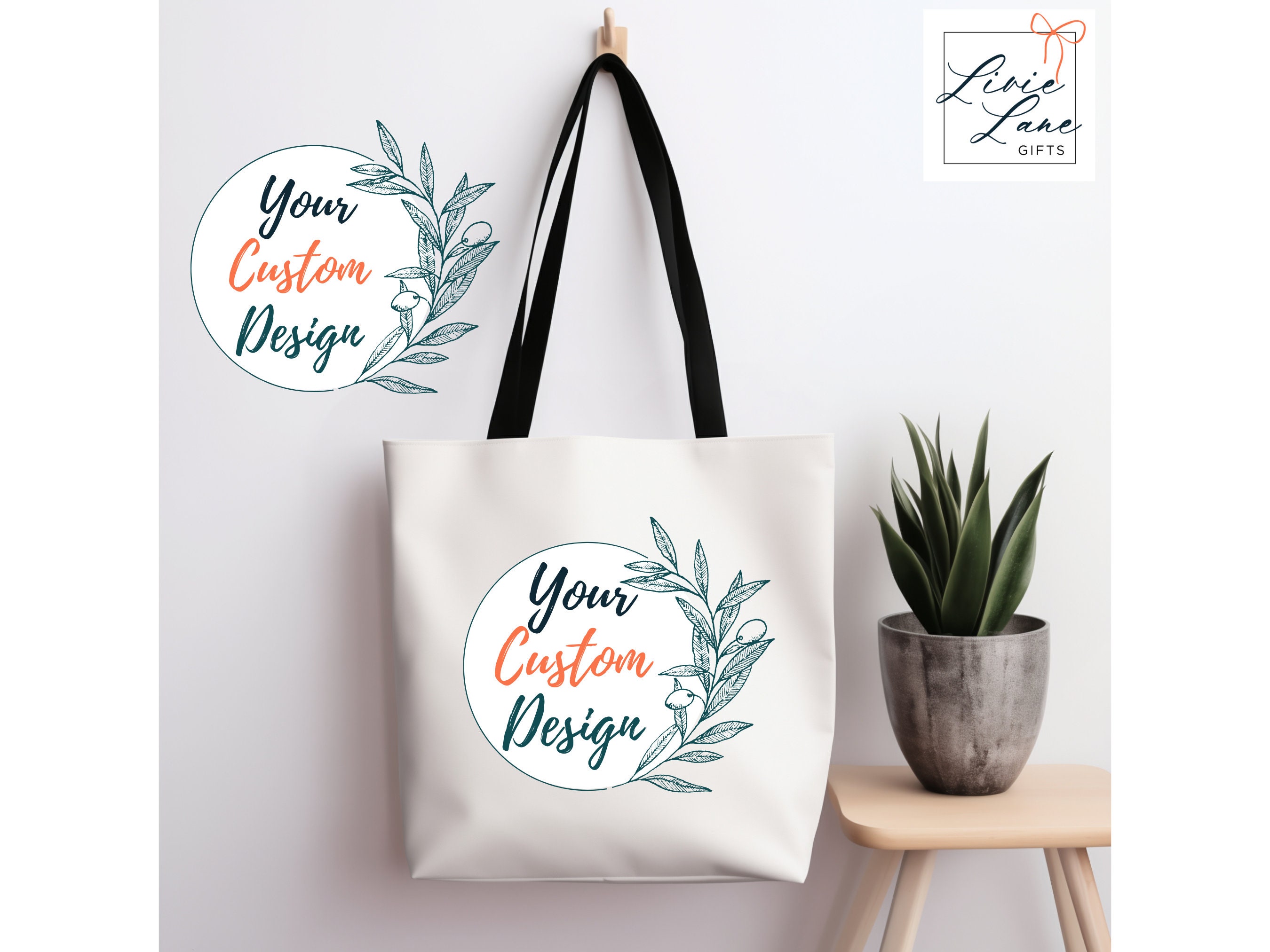 Custom Logo Bag Etsy
