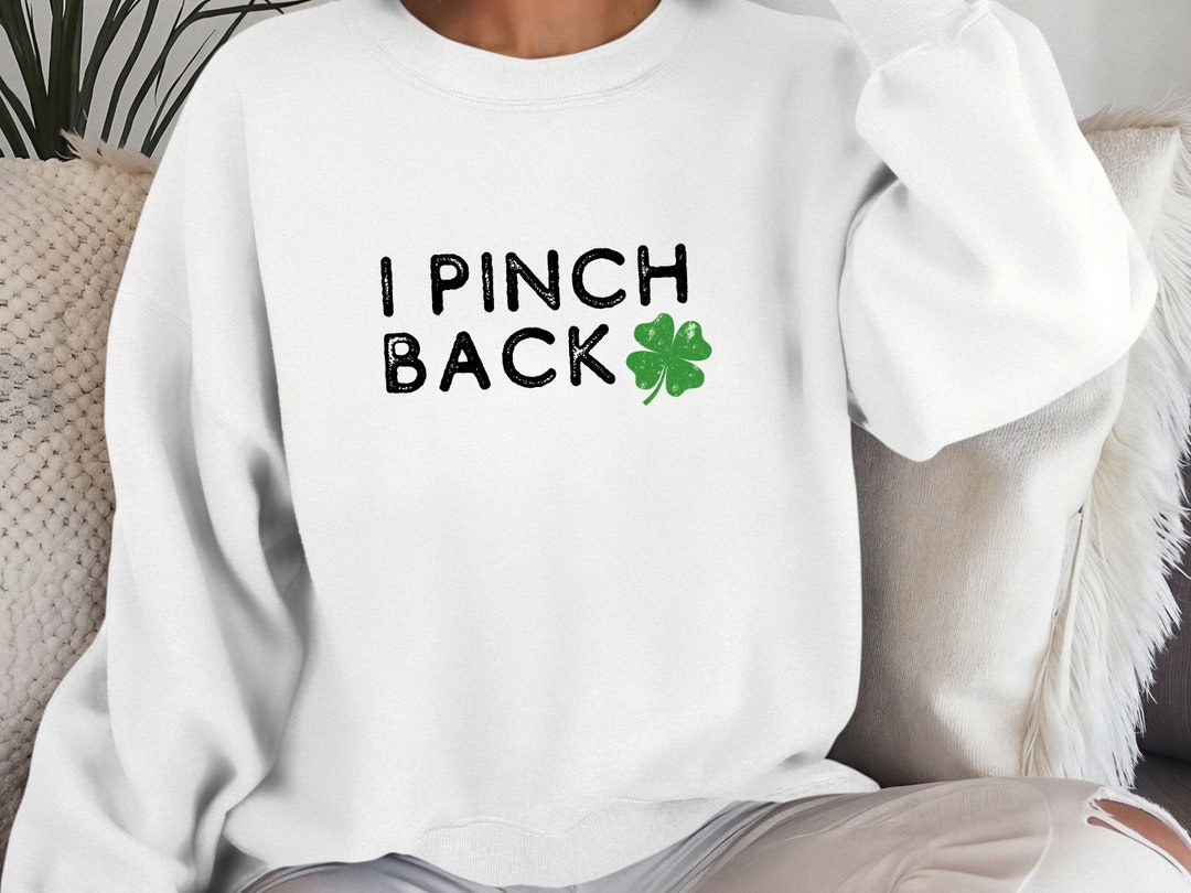 plus size st pattys day sweatshirt