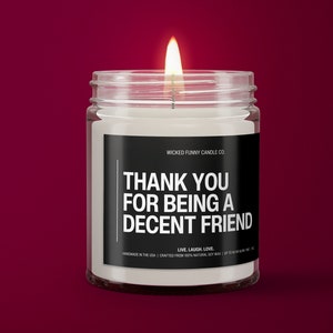Best Friend Ever | Friendship Gift | Funny Candle | Funny Candles Gift For Her | Best Friend Gifts | Girlfriend Gift | Best Friends Forever