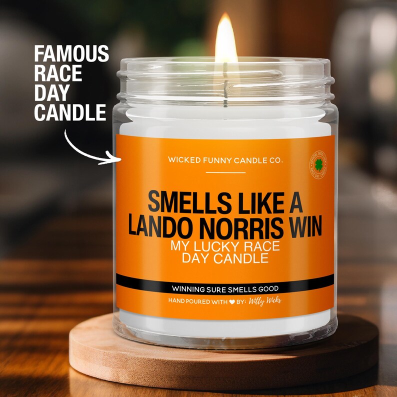 Smells Like a Lando Norris Win Candle - Thumbnail 4