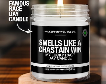Smells Like a Ross Chastain Win Candle | Ross Chastain NASCAR Candle | Race Day Decor | Funny Ross Chastain Fan Gift | Ross Chastain Gift