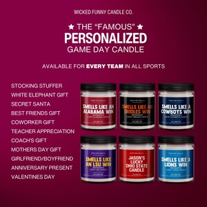 Smells Like a Padres Win Candle | San Diego Padres Baseball Candle | Game Day Decor | Funny Padres Gift For Him | Lucky Padres Candle image 8