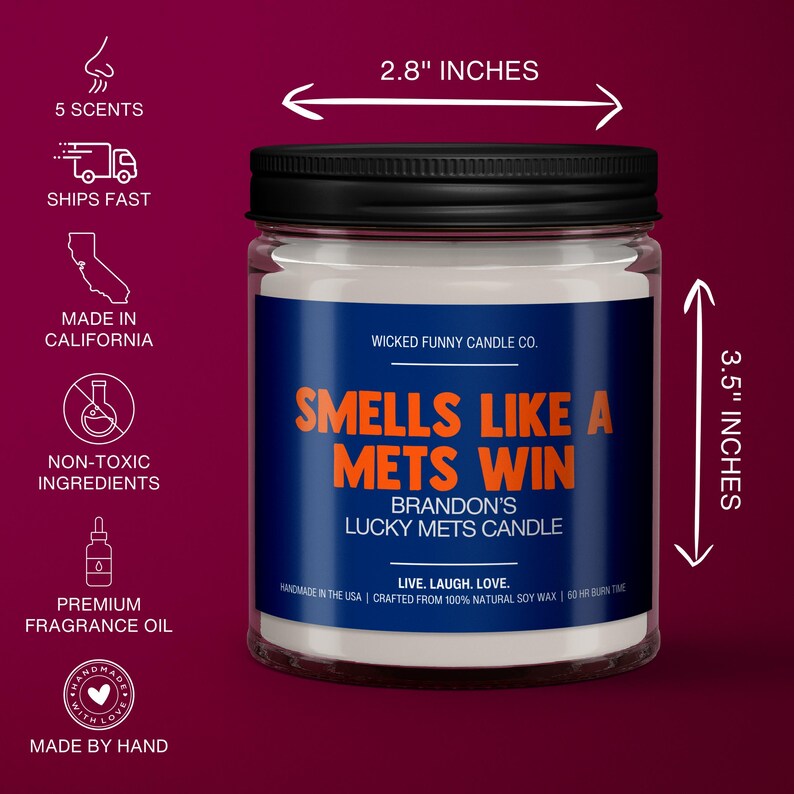 a jar of smells like a mets win