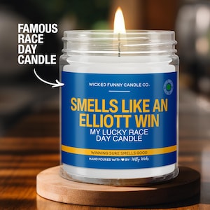 Smells Like a Chase Elliott Win Candle | Chase Elliott NASCAR Candle | Race Day Decor | Funny Chase Elliott Fan Gift | Chase Elliott Gift