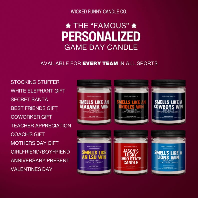 Personalized Smells Like a Tech Win Candle Custom Tech