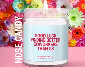 Coworker Leaving Gift | Coworker Goodbye Gift | Coworker Sox Candle | Coworker Appreciation Gift | Coworker Goodbye Gift | Funny Gifts