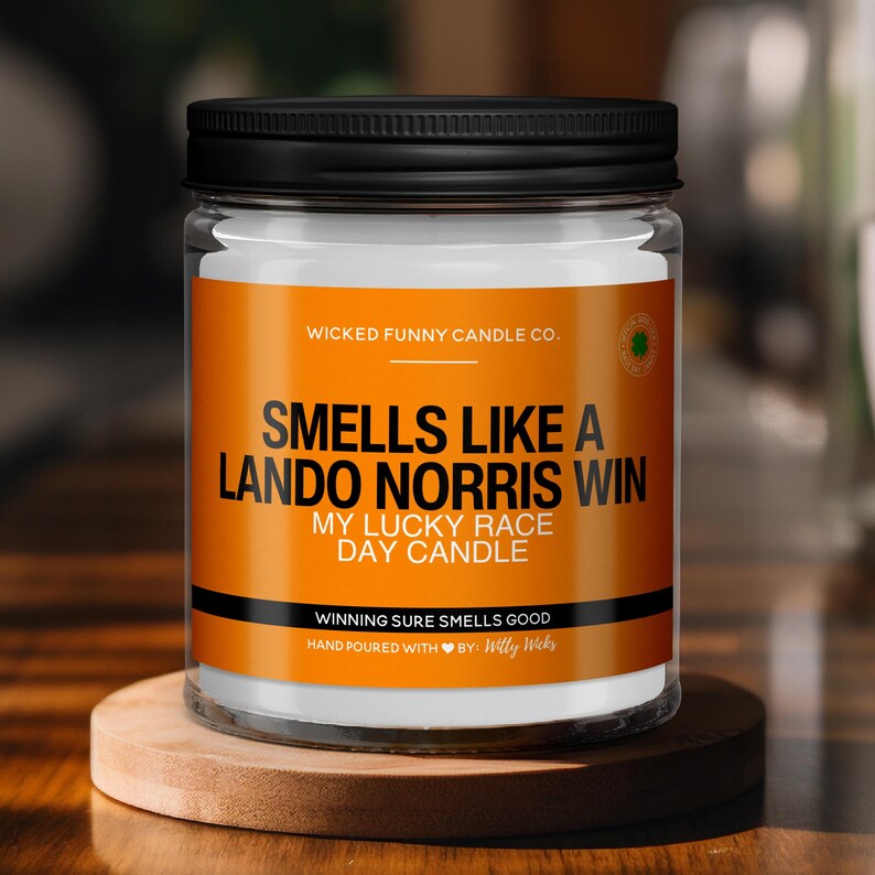 Smells Like a Lando Norris Win Candle