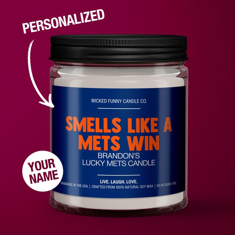 a jar of smells like a mets win