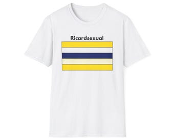 Ricardsexual flag T-shirt / Funny T-shirt / Men's T-shirt / Alcohol T-shirt