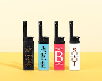 Personalized BIC EZ Reach Lighter, custom lighter, wedding favor, party favor, groomsmen gift, bridesmaid gift, bachelor gift, 120 lighters
