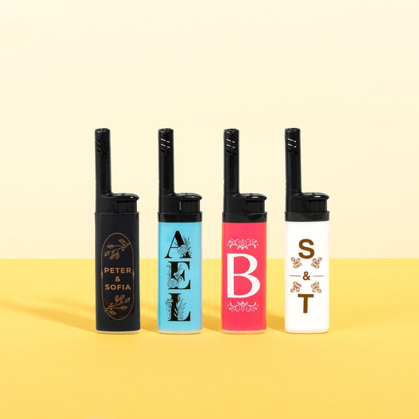 Custom Lighters for Wedding Favor Etsy
