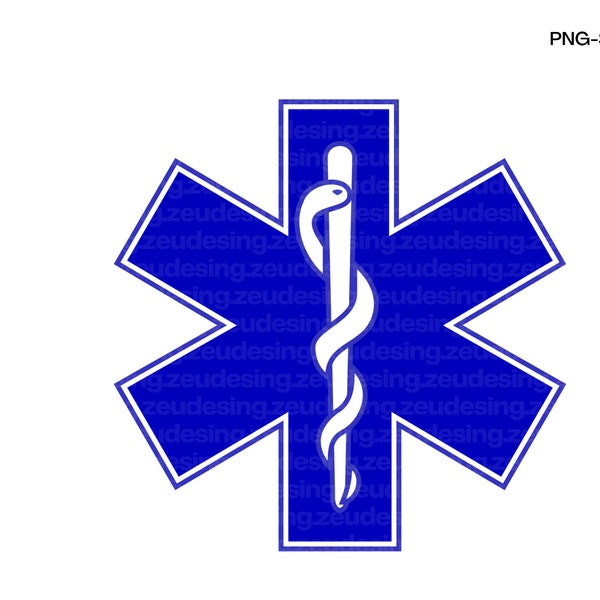 Star of Life EMS Paramedic svg, Paramedic star svg, paramedic svg EMT, emt symbol svg star of life sticker, Svg/Png