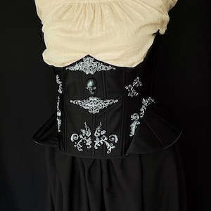 Custom Gothic Renaissance Corset – Baroque Fantasy Costume, Steampunk Victorian Underbust, Handmade Unique
