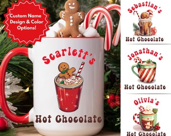 Personalized Kids Christmas Hot Chocolate Mug