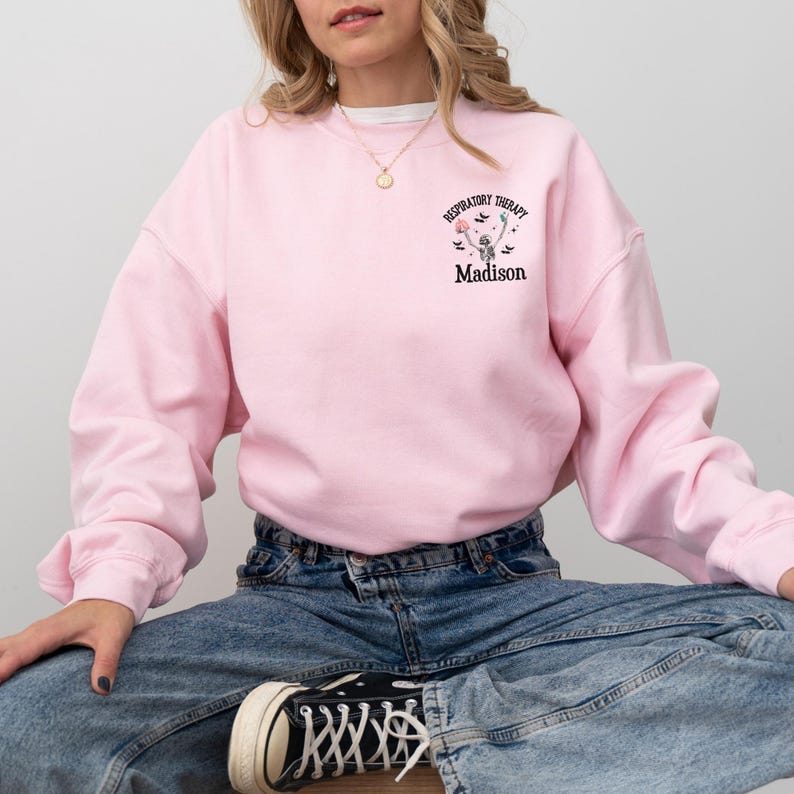 Halloween Respiratory Therapist Sweatshirt, Lung Therapy Halloween