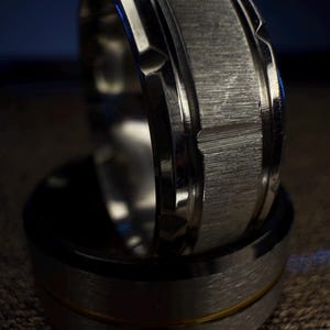 Gray Tungsten Ring, Mens Rings - Etsy