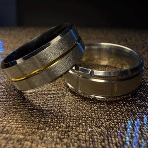 Gray Tungsten Ring, Mens Rings - Etsy