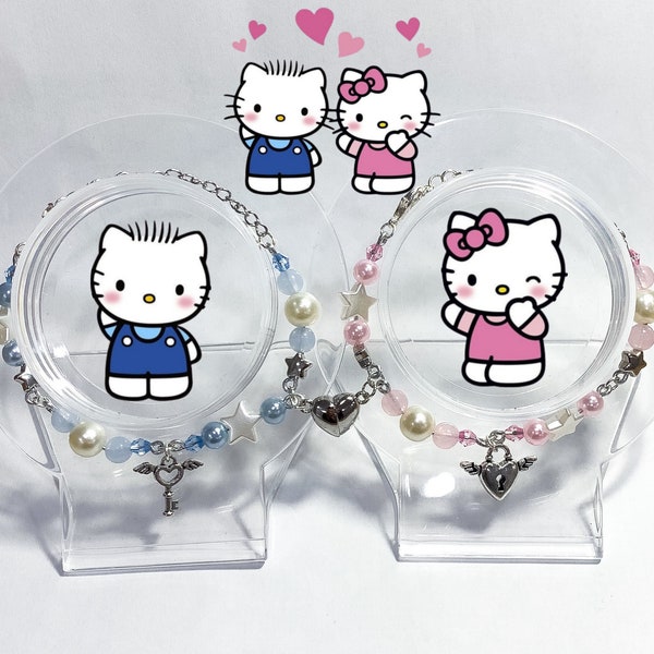 Hello Kitty & Daniel Matching Beaded Bracelets