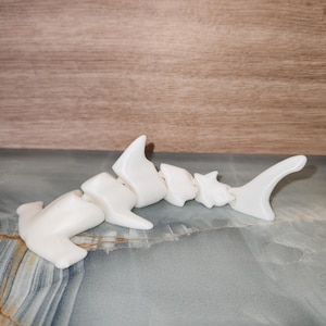 3D printed hammerhead shark, Fidget fish, Fidget Toy Adult, Fidget Toy, Sea Life Gifts, Articulated Toys, Gift