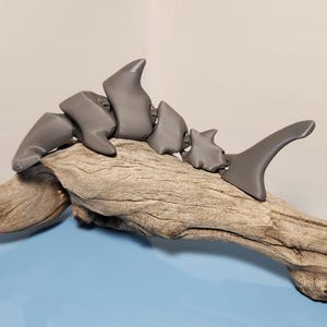 3D printed Hammerhead shark, Fidget fish, Fidget Toy Adult, Fidget Toy, Sea Life Gifts, Articulated Toys, Gift