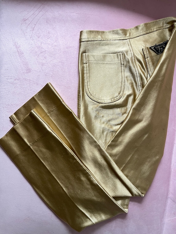 Vintage 90's DBA Bojangles Skin-ease GOLD Disco Pants - Etsy